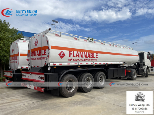 3 Axle 46000L 35T 40T Carbon Steel Fuel Tanker Truck