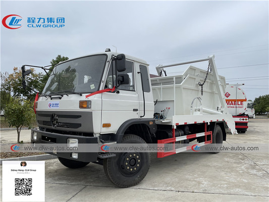 LHD RHD Dongfeng 4x2 4cbm Skip Loader Swing Arm Garbage Truck