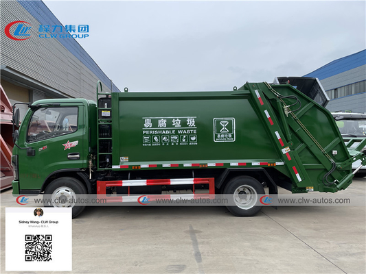 Dongfeng Duolicar 4x2 8000 Liters Garbage Compactor Truck