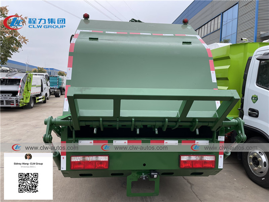 Dongfeng Duolicar 4x2 8000 Liters Garbage Compactor Truck