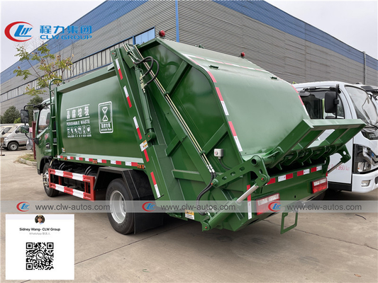 Dongfeng Duolicar 4x2 8000 Liters Garbage Compactor Truck