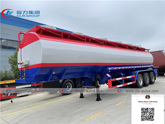 42000 Liter 30 Ton 35 Ton Tri Axle Semi Trailer For Fuel Transport