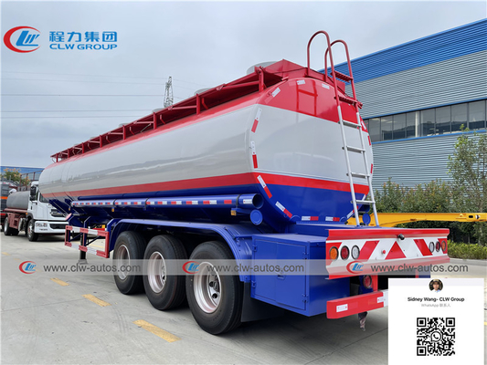 42000 Liter 30 Ton 35 Ton Tri Axle Semi Trailer For Fuel Transport