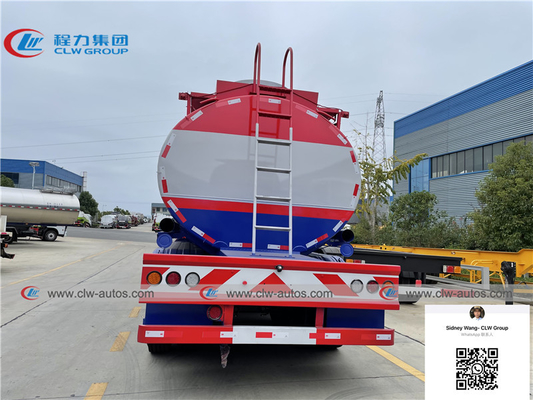 42000 Liter 30 Ton 35 Ton Tri Axle Semi Trailer For Fuel Transport