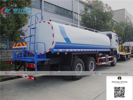 20m3 Sinotruk Howo 6x4 Q235 Carbon Steel Water Transport Truck