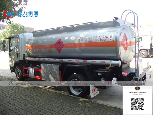 8000 Liters HOWO 4x2 Gasoline Tank Truck With Dispenser