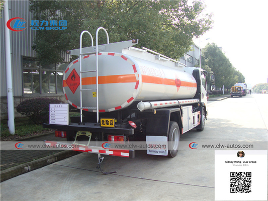 8000 Liters HOWO 4x2 Gasoline Tank Truck With Dispenser