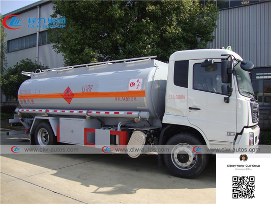 Dongfeng Tianjin 4x2 15000 16000 Liters Fuel Tanker Truck With Dispenser