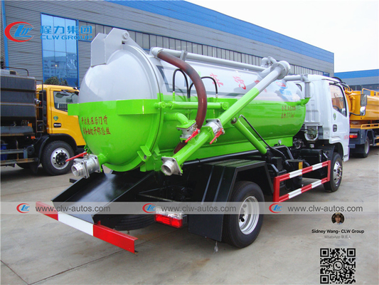 Dongfeng Furuica 4x2 3000L Mini Vacuum Sewage Suction Truck