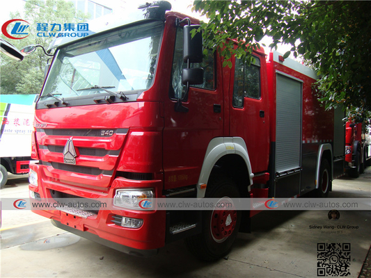 LHD Sinotruk Howo 4x2 5cbm Water Tank Fire Fighting Truck