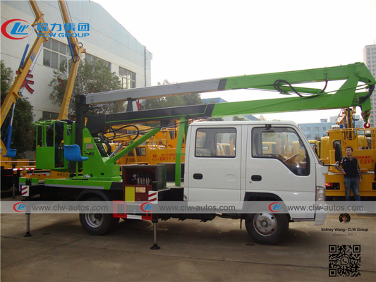 ISUZU 4x2 16M Truck Mounted Aerial Work Platform With Folded Arm