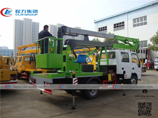 ISUZU 4x2 16M Truck Mounted Aerial Work Platform With Folded Arm