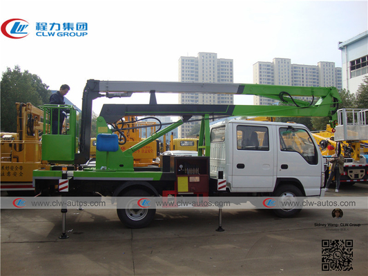 ISUZU 4x2 16M Truck Mounted Aerial Work Platform With Folded Arm