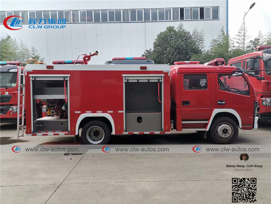 4000L Water Tank Dongfeng Duolicar 4x2 Fire Pumper Truck