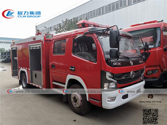 4000L Water Tank Dongfeng Duolicar 4x2 Fire Pumper Truck