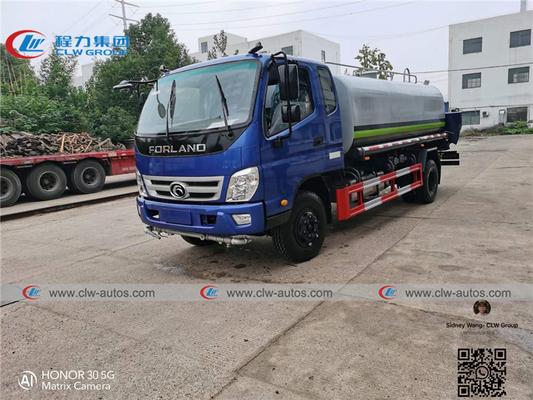 Foton Forland 5cbm Carbon Steel Petrol Tank Truck