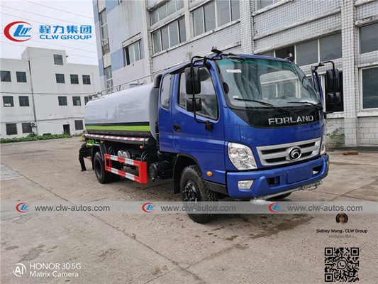 Foton Forland 5cbm Carbon Steel Petrol Tank Truck