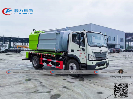 Foton Forland Vacuum Suction Truck With 8000L Septic Tank And 4000L Water Tank