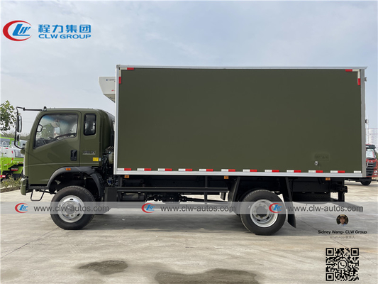 10T 15T 30cbm SINOTRUK HOWO 4x4 Refrigerated Van Truck