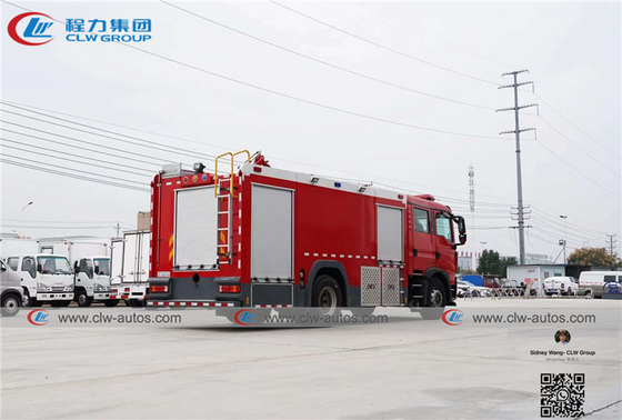 Sinotruk Howo 4x2 8cbm Foam Tank Fire Engine Truck