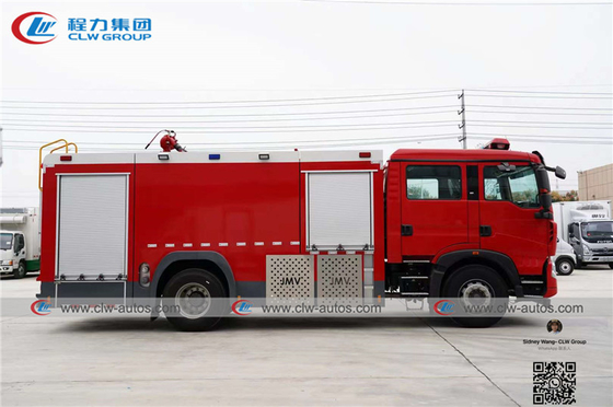 Sinotruk Howo 4x2 8cbm Foam Tank Fire Engine Truck