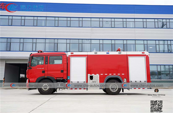 Sinotruk Howo 4x2 8cbm Foam Tank Fire Engine Truck