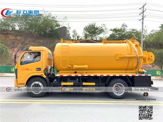 Dongfeng Furuika 4x2 5000 Liters Vacuum Sewer Suction Truck