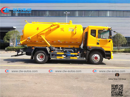 Dongfeng D9 Duolicar 4x2 12m3 Vacuum Sewer Truck