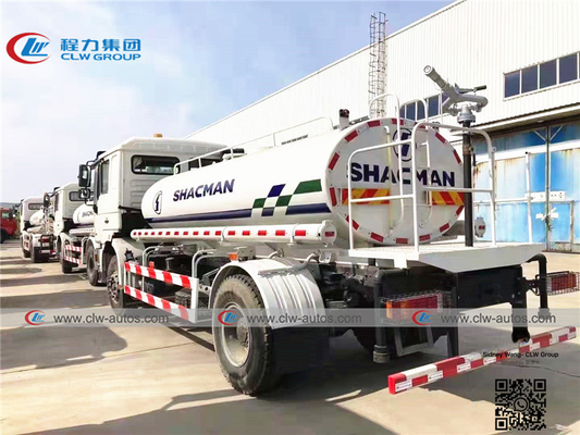 Shacman 10m3 Q235 Carbon Steel Tank Water Bowser Truck