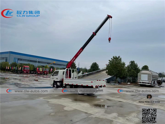 Foton 1T 2T 3 Stage Hydraulic Telescopic Boom Truck Mounted Crane