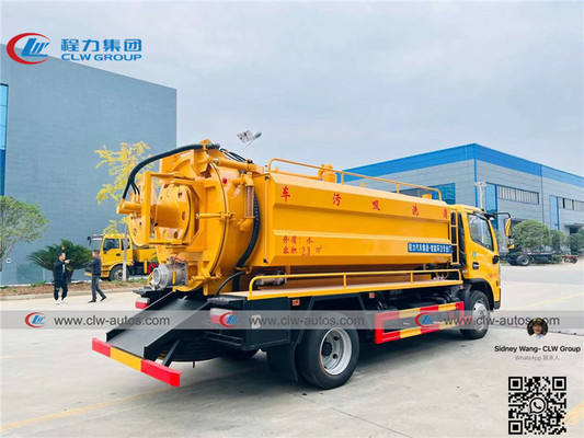 LHD Dongfeng Duolicar 8cbm Vacuum Suction Truck