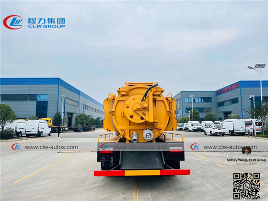 LHD Dongfeng Duolicar 8cbm Vacuum Suction Truck