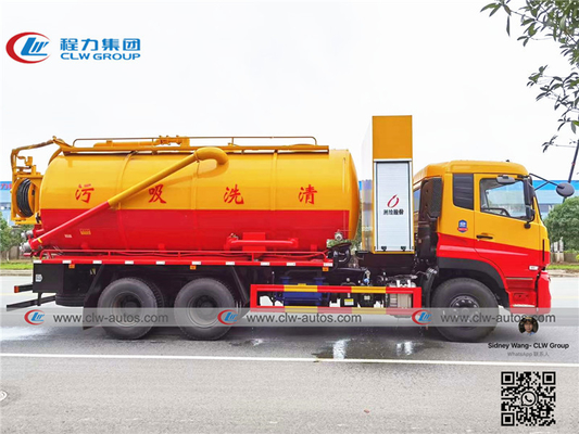 Dongfeng Kinland 6x4 20T Vacuum Sewage Suction Truck