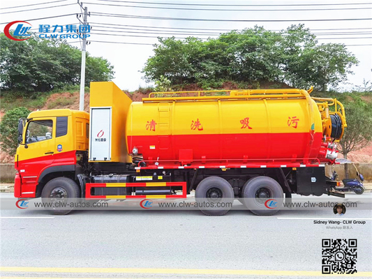 Dongfeng Kinland 6x4 20T Vacuum Sewage Suction Truck