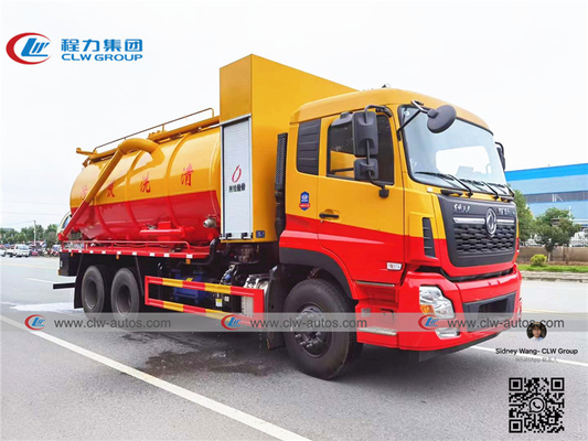 Dongfeng Kinland 6x4 20T Vacuum Sewage Suction Truck