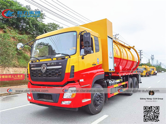 Dongfeng Kinland 6x4 20T Vacuum Sewage Suction Truck