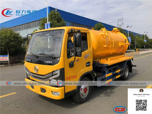 Dongfeng Duolicar 4x2 4000 Liters Vacuum Sewage Suction Truck