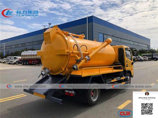 Dongfeng Duolicar 4x2 4000 Liters Vacuum Sewage Suction Truck