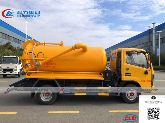 Dongfeng Duolicar 4x2 4000 Liters Vacuum Sewage Suction Truck