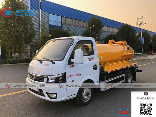 Dongfeng Tuyi 4x2 LHD 2 Tons Vacuum Sewer Suction Truck