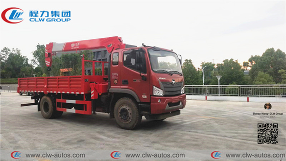 6.3T 8T Foton Rowor 4x2 LHD Truck Mounted Telescopic Crane