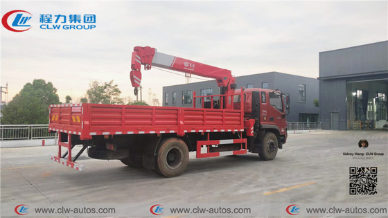 6.3T 8T Foton Rowor 4x2 LHD Truck Mounted Telescopic Crane