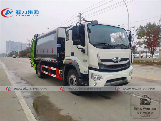 Foton Forland 4x2 14cbm Garbage Removal Truck For Sanitation