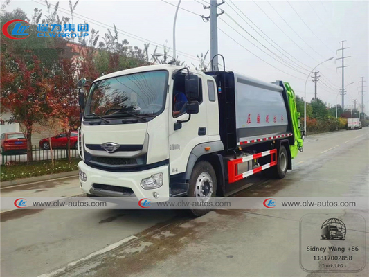 Foton Forland 4x2 14cbm Garbage Removal Truck For Sanitation