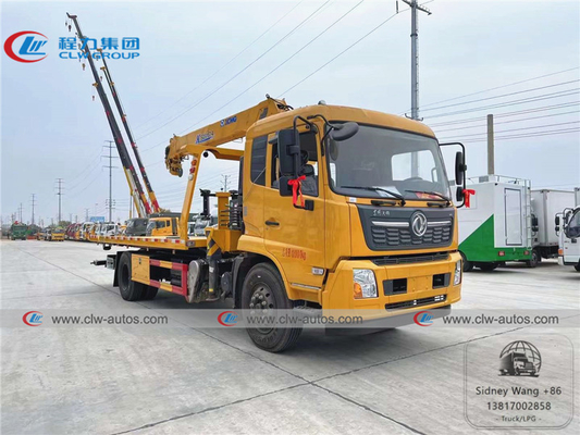 LHD Dongfeng Tianjin 6.3T 8T truck mounted hydraulic crane