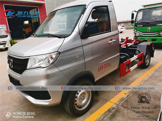 Jinbei 2m3 1T Mini Hook Lift Garbage Truck With Detechable Container