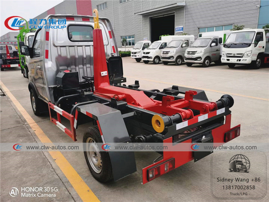 Jinbei 2m3 1T Mini Hook Lift Garbage Truck With Detechable Container