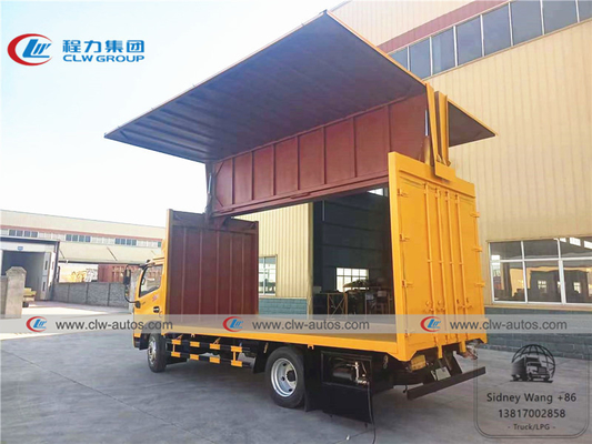 Dongfeng Duolicar 20cbm Double Wing Opening Unfolding Van Cargo Truck