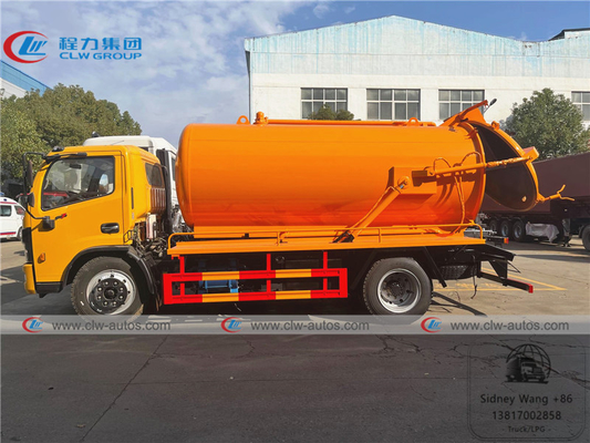 DONGFENG Furuicar 8m3 Vacuum Suction Septic Tank Truck