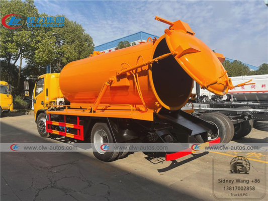 DONGFENG Furuicar 8m3 Vacuum Suction Septic Tank Truck